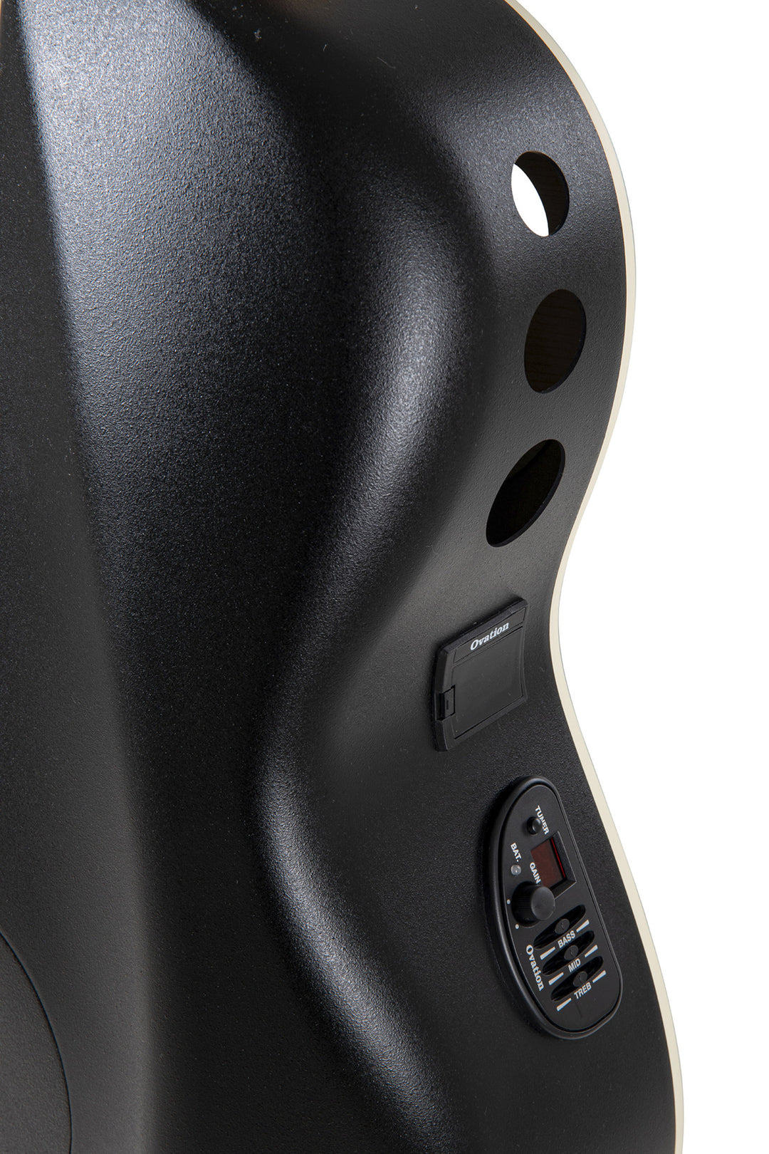 Ovation Chitarre E-Acoustic Celebrity Elite Deluxe Deep Contour - Black Satin (CDX40-5-G)