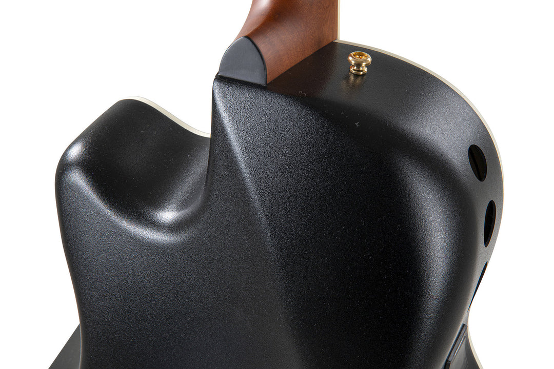 Ovation Chitarre E-Acoustic Celebrity Elite Deluxe Deep Contour - Black Satin (CDX40-5-G)