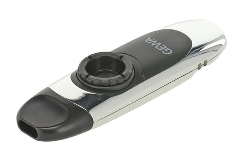 Kazoo GEWA in ABS, argento, con cinturino da polso e membrana di ricambio