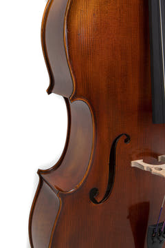 GEWA Violoncello Allegro Antique - 4/4 (Configurato con cordiera Wittner fine tuning incl. bag, archetto in Massaranduba, corde Larsen Aurora)