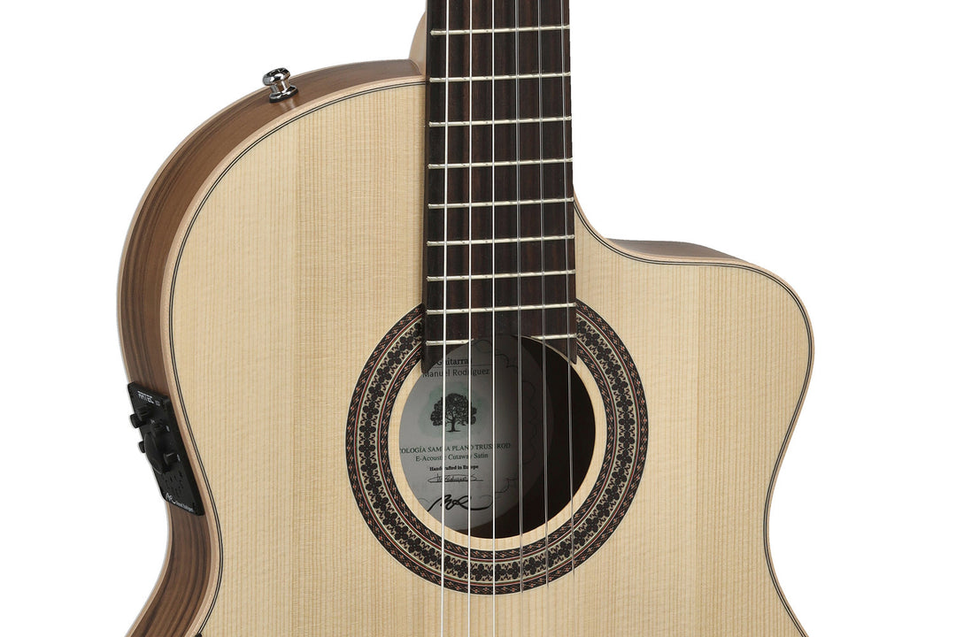 Manuel Rodriguez ECOLOGÍA Series Samba elettroacustica - E-Acoustic Samba Plano (Cutaway, truss rod)