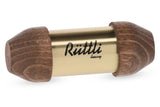 GEWA BSX shaker singolo in ottone con coperchio in noce