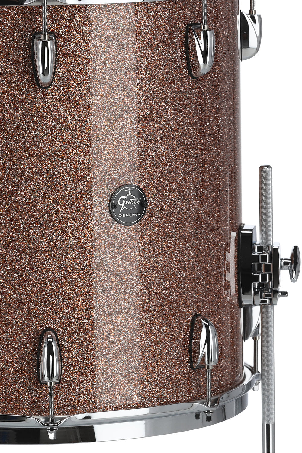 Gretsch Renown Maple tom da pavimento 16" x 16", Champagne Sparkle