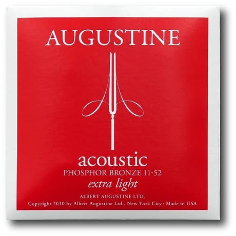 Augustine Acoustic Phosphor Bronze corde per chitarra acustica, Extra-Light 11-52