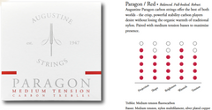 Augustine Corde per chitarre classiche Paragon Carbon - Set rosso (medium/medium)