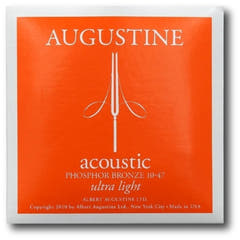 Augustine Acoustic Phosphor Bronze corde western, Ultra-Light 10-47