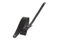 GEWA Premium Plain 70 tracolla per chitarra con Security Locks, nera, testurizzata