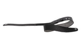 GEWA Premium Plain 70 tracolla per chitarra con Security Locks, nera, testurizzata