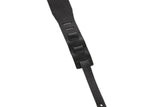 GEWA Premium Plain 70 tracolla per chitarra con Security Locks, nera, testurizzata