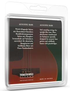Thomastik-Infeld corde per basso acustico Strings for acoustic bass Phosphor Bronze - Set (4-string)