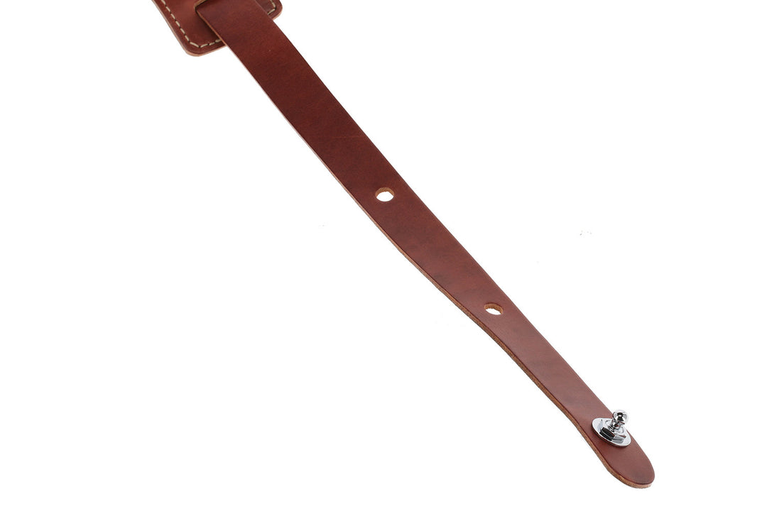 GEWA Tracolle per Chitarre Prestige 65 imbottite Security Locks - dry sand/brown