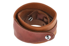 GEWA Tracolle per Chitarre Prestige 65 imbottite Security Locks - dry sand/brown