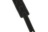 GEWA Regular 70 tracolla per chitarra in pelle, Satin Black
