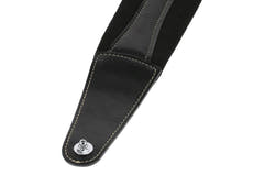GEWA Cinghie per chitarra Prestige 85 imbottite Security Locks - black/black