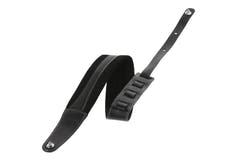 GEWA Cinghie per chitarra Prestige 85 imbottite Security Locks - black/black