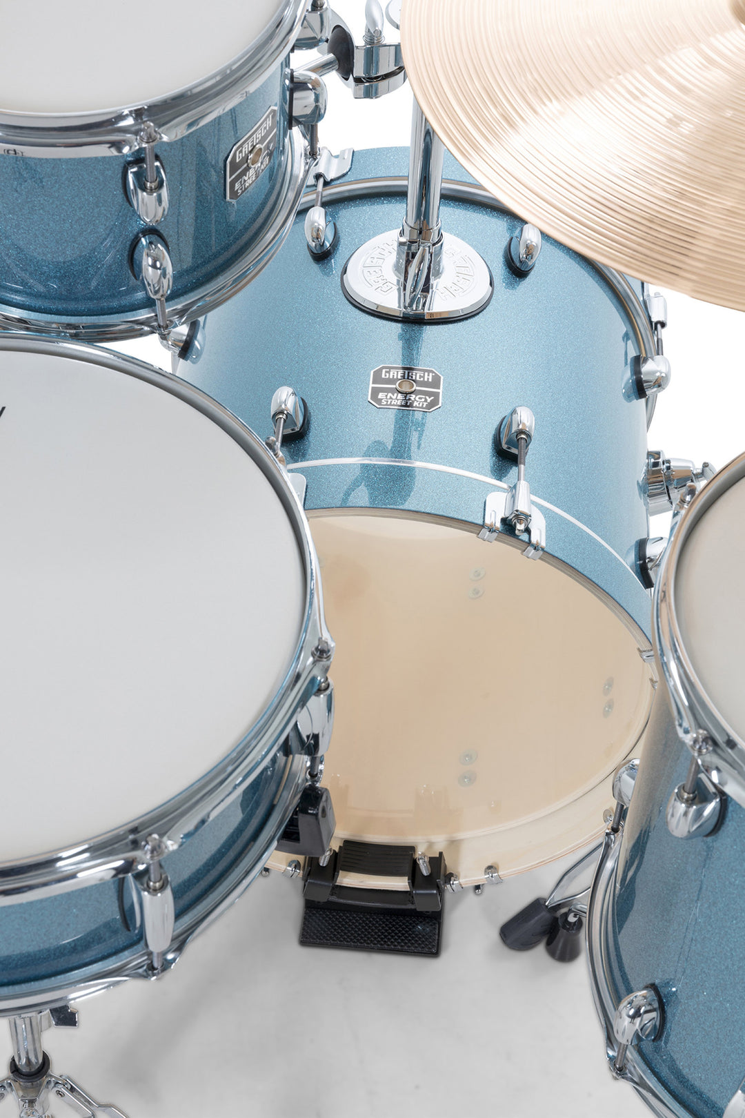 Gretsch set di fusti Energy Street Kit - Blue Sparkle