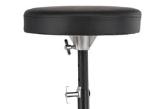 Basix DT-100 sgabello per batteria, seduta rotonda, da 45 a 59 cm