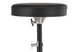 Basix DT-100 sgabello per batteria, seduta rotonda, da 45 a 59 cm