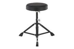 Basix DT-100 sgabello per batteria, seduta rotonda, da 45 a 59 cm