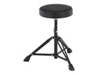 Basix DT-100 sgabello per batteria, seduta rotonda, da 45 a 59 cm