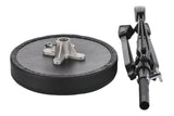 Basix DT-100 sgabello per batteria, seduta rotonda, da 45 a 59 cm