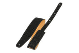 GEWA Regular 70 tracolla per chitarra in pelle, Satin Black