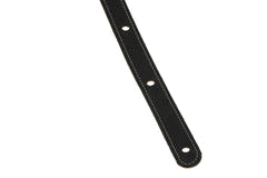 GEWA Regular 70 tracolla per chitarra in pelle, Satin Black