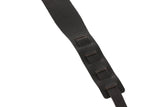GEWA Premium Plain 70 tracolla per chitarre con Security Locks, marrone cioccolato