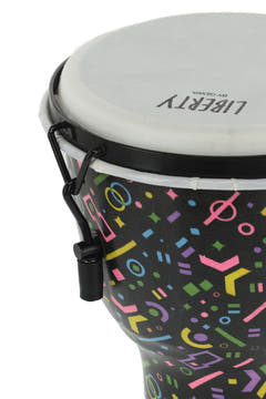 GEWA Djembe Liberty Series con accordatura meccanica - 8" Crazy Neon
