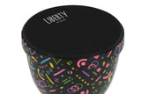 GEWA Liberty serie djembe impilabile 8", motivo Crazy Neon