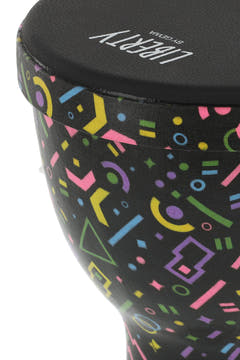 GEWA Liberty serie djembe impilabile 8", motivo Crazy Neon