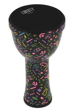 GEWA Liberty serie djembe impilabile 8", motivo Crazy Neon