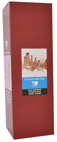 Denis Wick 5553 sordina straight in legno per trombone basso