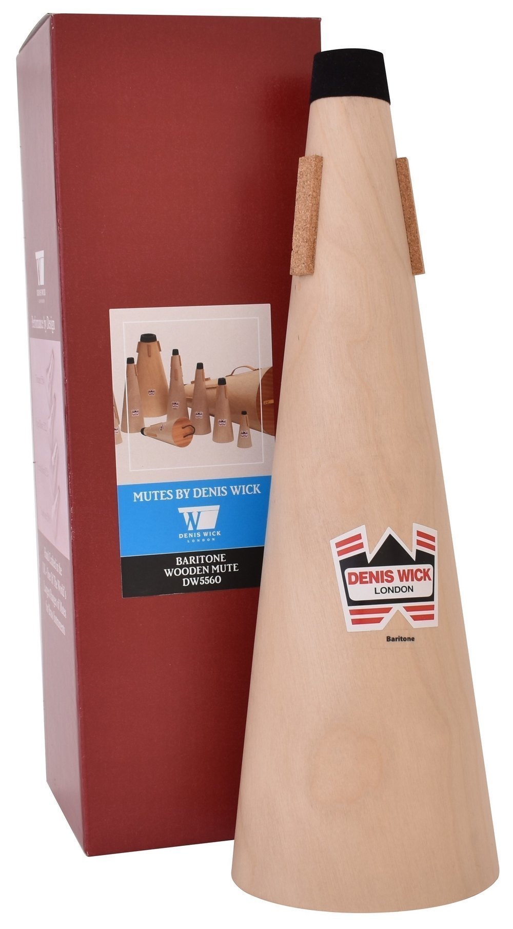 Denis Wick 5560 sordina straight in legno per corno baritono