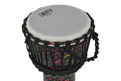 GEWA Djembe Liberty Series con accordatura a corda - 8" Crazy Neon