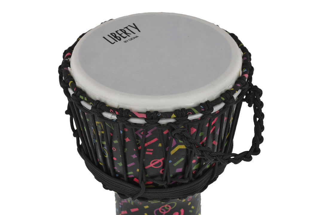 GEWA Djembe Liberty Series con accordatura a corda - 8" Crazy Neon
