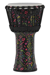 GEWA Djembe Liberty Series con accordatura a corda - 8" Crazy Neon