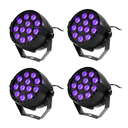 UV LED Spot (12x2W) 4 Pezzi Bundle