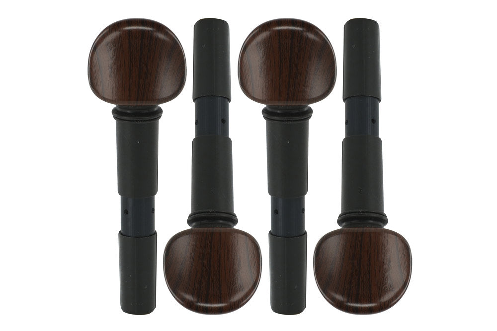 Wittner Finetune-Peg per violoncello 4/4-3/4, Ø 15,5 mm, 4 pezzi, color palissandro