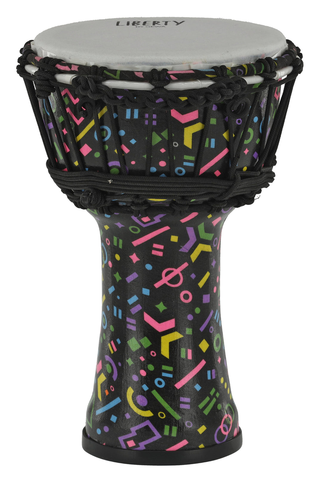 GEWA Djembe Liberty Series accordato a corda - 7" Crazy Neon