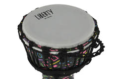 GEWA Djembe Liberty Series accordato a corda - 7" Crazy Neon