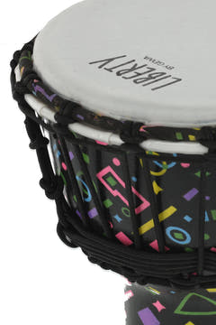 GEWA Djembe Liberty Series accordato a corda - 7" Crazy Neon