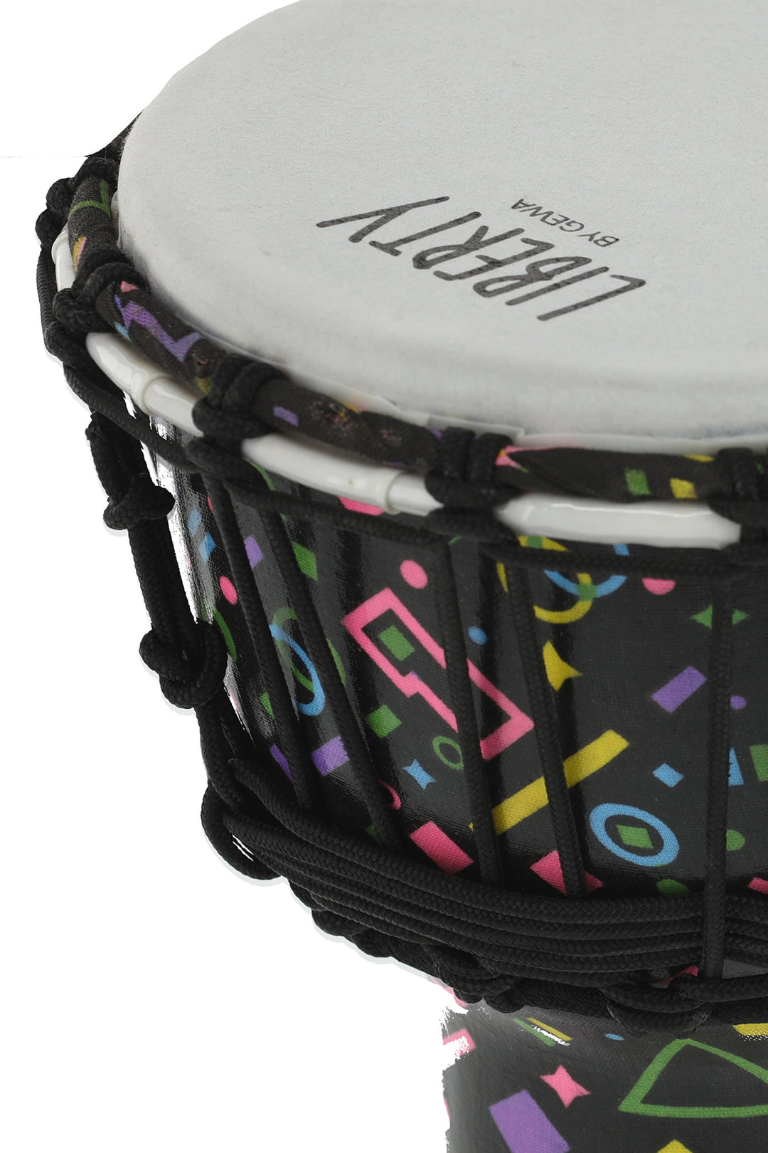 GEWA Djembe Liberty Series accordato a corda - 7" Crazy Neon