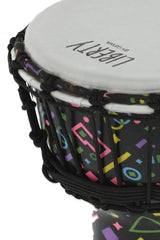 GEWA Djembé Liberty Series Rope Tuned - 7" Crazy Neon