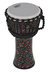 GEWA Djembe Liberty Series con accordatura a corda - 8" Crazy Neon