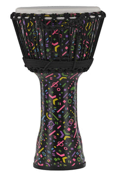 GEWA Djembé Liberty Series accordato con corde - 10" Crazy Neon