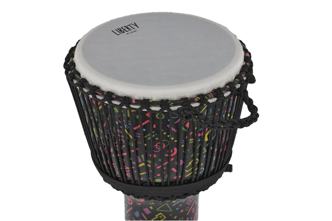 GEWA Djembé Liberty Series accordato con corde - 12" Crazy Neon