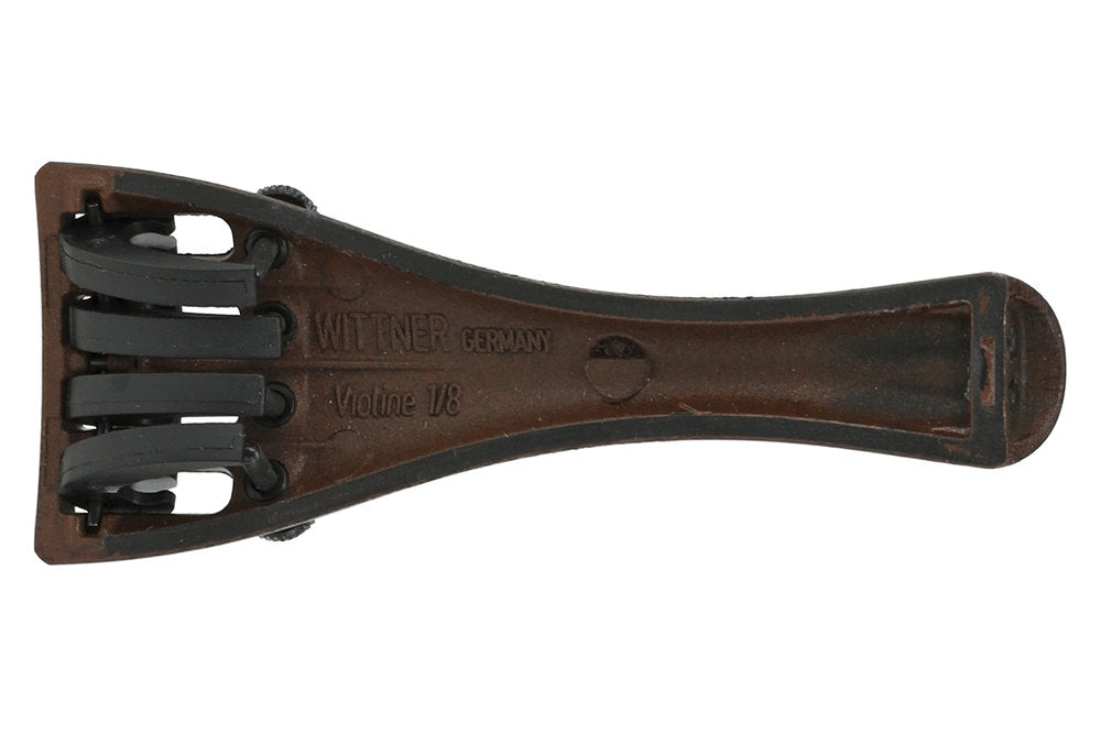 Wittner cordiera per violino 1/8, 4 fine-tuner, colore palissandro