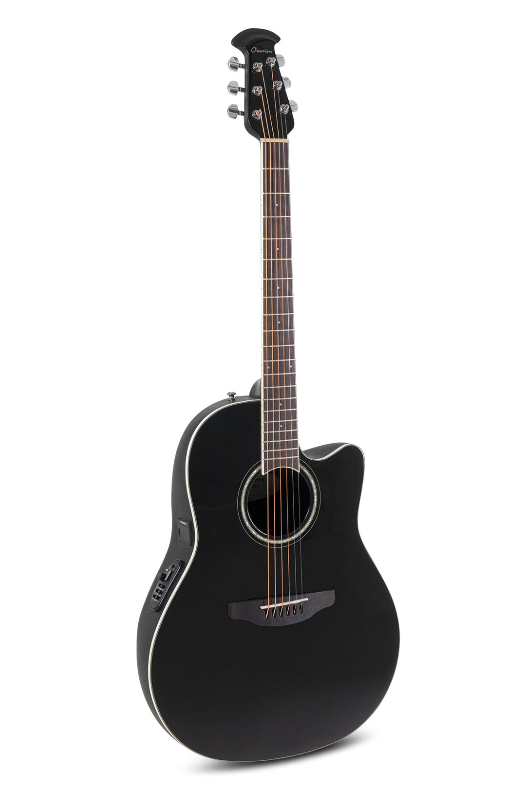 Ovation Chitarra elettrica acustica Celebrity CS Standard Mid Cutaway - Black (CS24-5-G)
