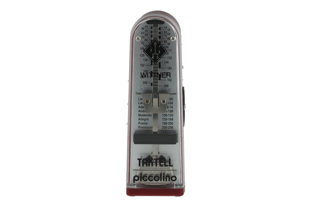 Wittner Metronome Metronomo Piccolino - Rosso rubino 890141